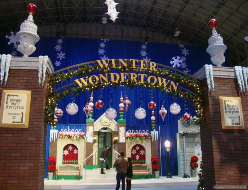 Winter wondertown Chicago