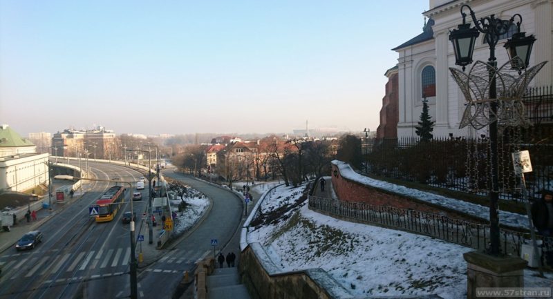 Достопримечательности Варшавы панорама