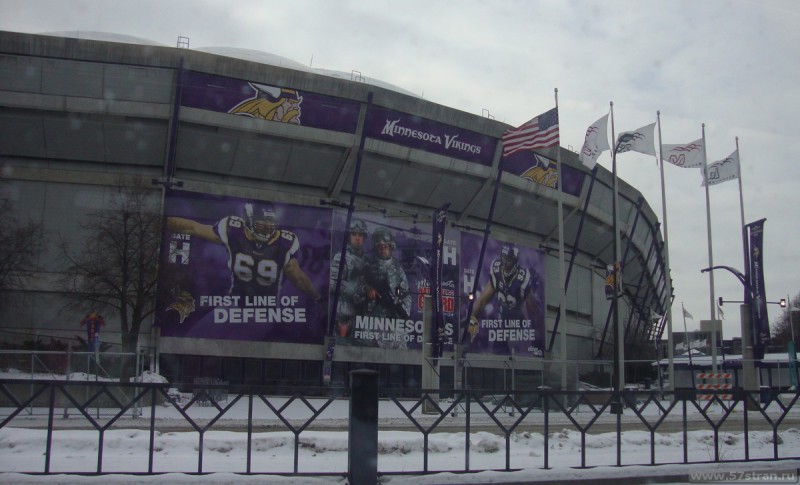 Стадион команды Minnesota Vikings