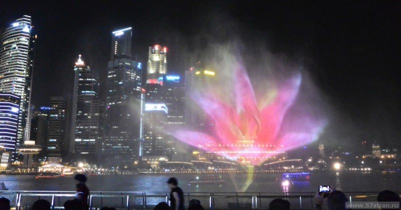 Сингапур водное шоу