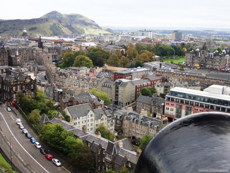 Достопримечательности Эдинбурга - Пушка в Эдинбургском замке