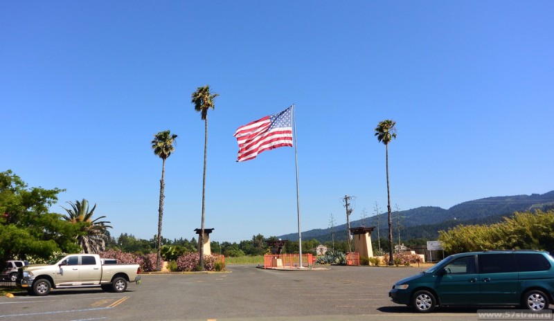 Флаг Америки - Долина Напа
